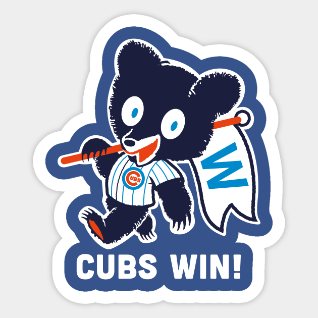 Cubs Win! Sticker by ElRyeShop